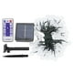 thumbnail image 1 of Guirnalda de luces de bolas impermeables con energía solar - 10 m/60 chips LED para decoración festiva de fiestas, 1 of 10