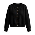 thumbnail image 5 of ATOYSOY Women Sweater Crew Neck Knitted Cardigan Elegant Long Sleeve Fashion Casual Sweater Top For Daily Wear, 5 of 8