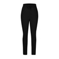 thumbnail image 6 of aidice Yoga Pants for Women Ribbed Drawstring High Waisted Slim Fitting Athletic Workout Trousers, 6 of 9