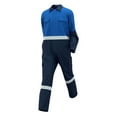 thumbnail image 2 of Zedker Men's One Piece Work Coverall Jumpsuits Long Sleeves Front Zipper Mechanics Suits Cargo Pants for Men with Pockets,Plus Size Blue L, 2 of 7