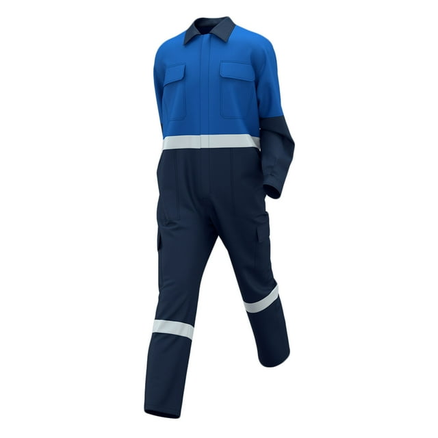 Royal Blue Mens Work Matching Brunch Uniform Zip Up Tops Trousers Pants Unitard Sets for Mens Straight Leg Basic Summer Fall Sets 2025 Clothing Fashion Regular Fit L