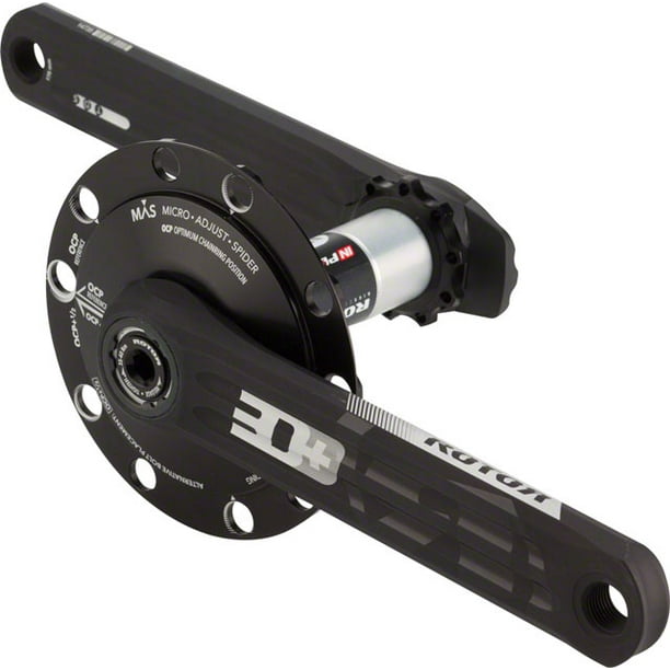 Rotor InPower 3D+ Powermeter Crankset 110 BCD Microadjust Spider (MAS