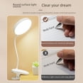 thumbnail image 4 of Lámpara de mesa con clip para estudio, dormitorio de estudiantes, hogar, protección ocular, lámpara de escritorio, lámpara de mesa LED recargable, lámpara de noche para dormitorio, 4 of 4