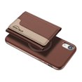 thumbnail image 5 of Allytechgroup Case for Apple iPhone XR, 2-in-1 Detachable Wallet Shell Magnetic RFID Blocking Case [Compatible with MagSafe] Stand PU Leather TPU Cover with Credit Card Slots/Cash Pockets, Brown, 5 of 13