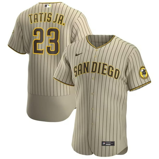 Jersey bordado del jugador del equipo n. ° 23 Fernando Tatis Jr. Del sacerdote de San Diego de los hombres del béisbol americano
