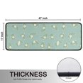 thumbnail image 5 of Kitchen Rugs Sets Of 2,Pioneer Flower Floral Print Pattern Anti Fatigue Kitchen Mat Rugs Non Slip Washable,Decorative Kitchen Floor Mats for Kitchen,Sink,Laundry,17X47 Inch, 5 of 5