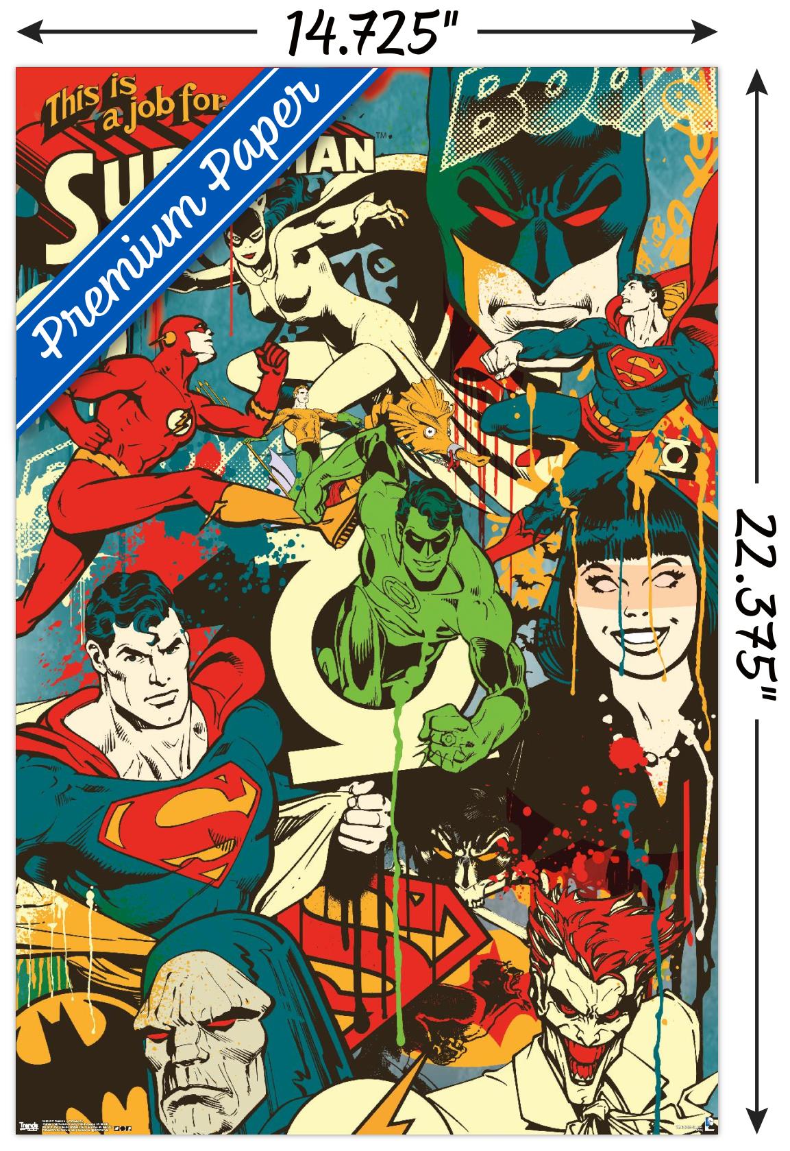 DC Comics - Justice League - This Looks Like A Job Wall Poster, 14.725" x 22.375"