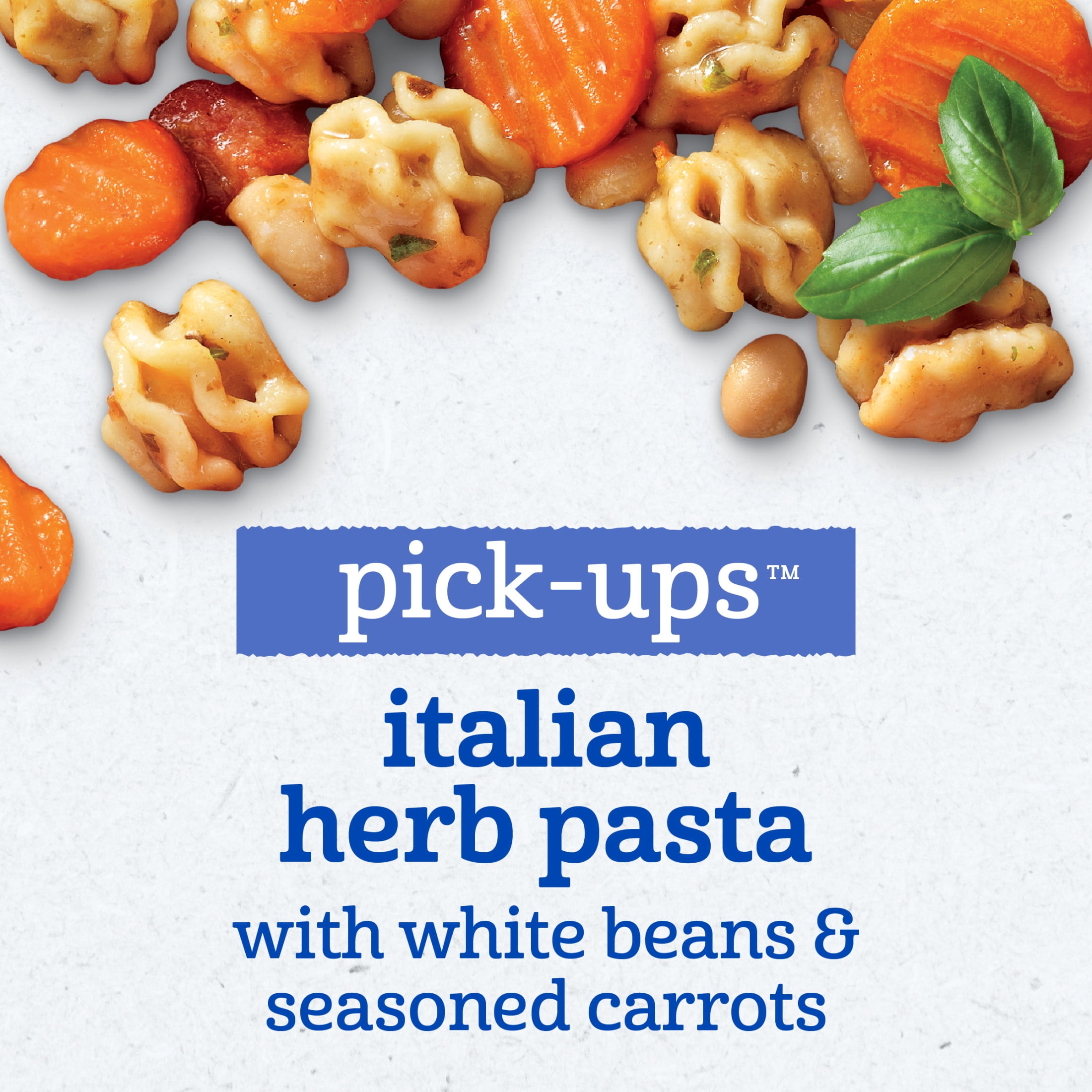 Gerber Stage 3 Baby Food, Italian Herb Pasta, Pick-Ups, Baby Led Feeding 5.8 oz