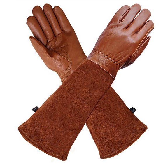 FACEGA Gardening Gloves,Breathable Comfort Garden Gloves,Wear-Resistant Long Design Gardening Gloves for Women,XL