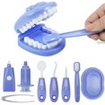 thumbnail image 3 of 9pcs/set Montessori Educational Toys for Children Early Learning Doctors Role Play Kids Intelligence Brushing Tooth Teaching Aids, 3 of 13