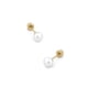 thumbnail image 1 of Broquel Perla Natural Cultivada 3 mm Oro Sólido 14k, 1 of 3