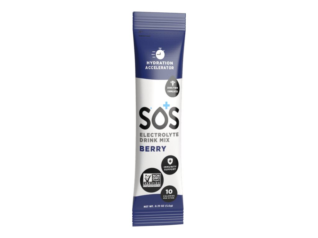 SOS Hydration Electrolyte Drink Mix - 10 Stick Packet Servings