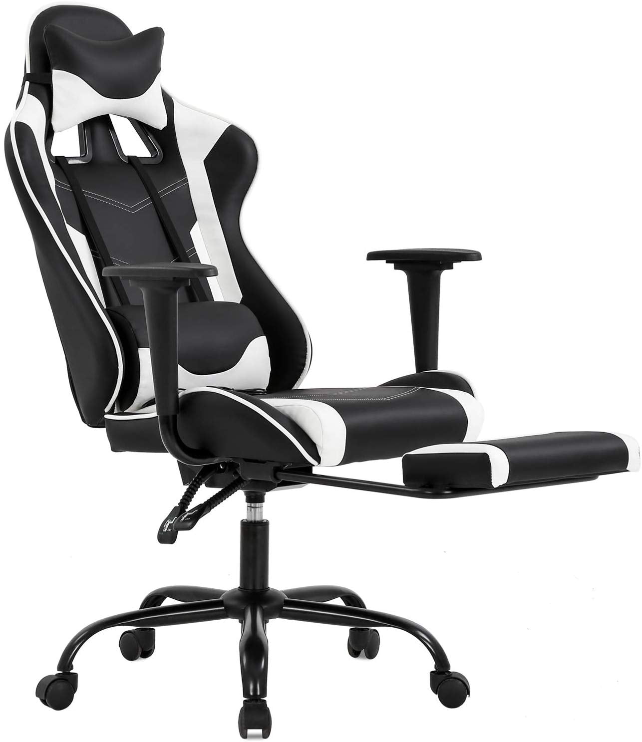 Ergonomic Gaming Chair PU Leather Office Executive Computer Desk Seat Swivel USA 