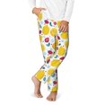 thumbnail image 2 of Susaid Strawberry Lemon Print Soft Teen Sleep Pants, Long Pajama Bottoms with Two Pockets and Elastic Waist, Designed for Ages 5-16-Small, 2 of 6