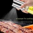 thumbnail image 2 of Pulverizador de aceite de oliva para cocinar botella de spray recargable, vidrio versátil Afortunado Sencillez, 2 of 4