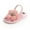 Pink, variant on Baby Infant Girls Sandals Soft Sole Crib Flats Slippers Toddles Princess Shoes Infant Girls Summer Sandals First Walker Anti-slip Prewalker 0-18M
