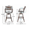 thumbnail image 6 of Copper Cast Aluminum Barstool, 6 of 6