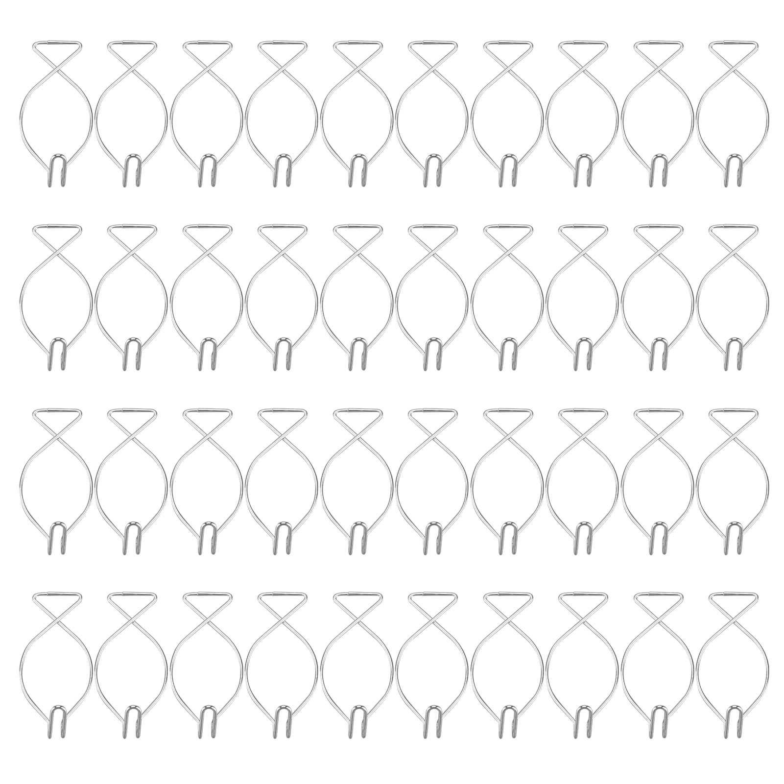 YOUTHINK 40Pcs Drop Ceiling Clips Ceiling Hook Clips Grid Clips Suspended Automatic Rebound Ceiling Hooks for Office, Party, Home and Wedding Decoration Ceiling