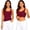 01_Brick Red, variant on Tank Top with Built in Bra for Women Wireless Seamless Built-in Bra Daily Layering Camisoles for Women for under Clothes 01_Light Green,XXXL