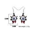thumbnail image 3 of Eye Ball Eyeball Earring Earrings Acrylic Spooky Cute Earrings, 3 of 4