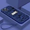 thumbnail image 1 of Funda de dibujos animados de superhéroes de Marvel para Apple iPhone 14, 13, 12, 11 Pro Max Plus, XS, XR, X, 8, 7, SE, cuerda líquida izquierda Fivean unisex, 1 of 2