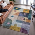 thumbnail image 6 of Addison Rugs Mayfield Premium Machine Washable Transitional Geometric Green Rectangle Rug, 10' x 14', 6 of 6