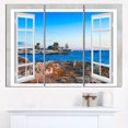 thumbnail image 1 of Design Art - Open Window to Blue Seashore, 1 of 1