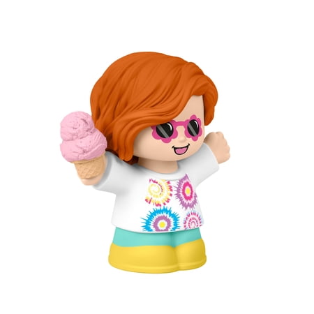 Fisher-Price Little People Ice Cream Girl Character Figure for Toddlers & Kids, 1 Piece