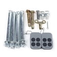 thumbnail image 4 of Fichiouy 110V Automatic Gate Opener Kit for Single Gate Dc 24V Low Voltage Motor 250RPM, 4 of 9