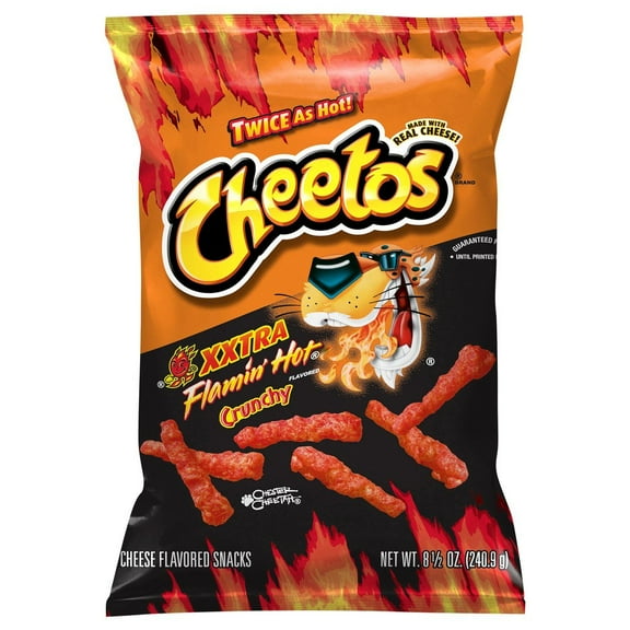 Cheetos Crunchy Xxtra Flamin' Hot Cheese Snacks 8.5 oz