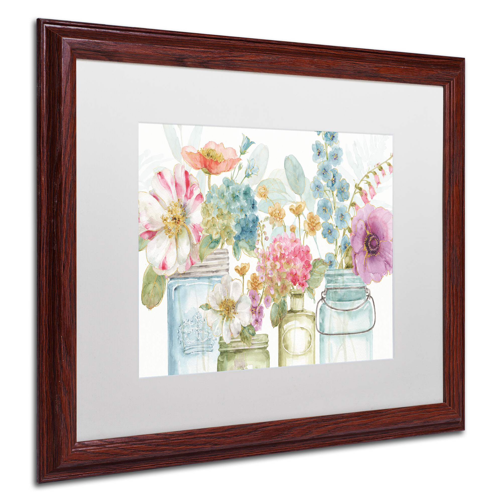 Trademark Art Floral Framed Art Print, by Lisa Audit