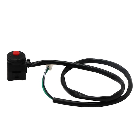 SWETRACE 1Pcs Motorcycle Front Turn Signals Black ABS PC Horn Buttons for Riders 1.2x0.98x24.4in