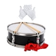 thumbnail image 2 of Caja de batería con guantes y correa, instrumento de percusión profesional de 13" con baquetas para niños, adultos y estudiantes. Negro, 2 of 8
