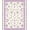 White, Pattern 2, variant on ODIKA 4'x6' Machine Washable Non-Slip Area Rug, Lush Springtime Blossom Appeal High Traffic Rug, White, 34506
