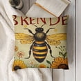 thumbnail image 3 of YINGXI  Inspirational Quote Be Kind Spring Honey Bee Gnome Throw Pillow Covers, Bee Lover Gifts,Spring Summer Flower Decorative Cushion Covers for Sofa Couch Bed 20x20in, 3 of 5
