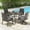 grey, variant on Kullavik 9 Pieces Dining Sets of 8,Fence Pattern Back Chairs & Swivel Chairs,Outdoor Patio Dinging Set For Patio,Backyard,Garden,Poolside-Sand