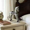 thumbnail image 5 of Eespoir Nordical Nostalgic Style Horse, Rocking Horse Table Decor Craft, Pine Wood Rocking Horse for Home Decoration, Shelf Displays, Rustic Decor, 5 of 6
