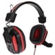 thumbnail image 3 of Auriculares multifuncionales con cancelación de ruido y sonido envolvente 7.1, auriculares para juegos con orejeras de memoria blandas en negro y rojo, 3 of 8