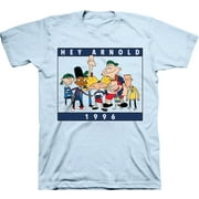 Mens Nickelodeon Hey Arnold! Shirt - Retro Nick Hey Arnold tee - Classic Nick Graphic T-Shirt (Pool, XX-Large)