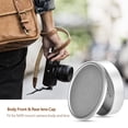 thumbnail image 4 of Lens Front Rear Cap for M39 Practical Easy To Carry Metal Construction Convenient To Use Camera Lens Cap M39 Mount Lens for M39 Mount Camera Body, 4 of 7