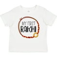thumbnail image 3 of Inktastic My 1st Rakhi Bracelet, Raksha Bandhan Red and Gold Bracelet Boys or Girls Baby T-Shirt, 3 of 5