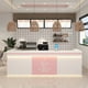 thumbnail image 3 of Executive Reception Desk Podiums Rostrum Cashiers Service Desk Computer Coffee Siting Bar Schreibtisch Massivholz Wood Furniture My Lux Decor Round, 3 of 7