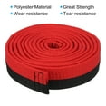 thumbnail image 3 of Uxcell Taekwondo Colored Ranking Belt 1.6"x9.8Ft 3 m, Polyester Martial Arts Judo Karate Belt, Red&Black, 3 of 5