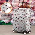 thumbnail image 4 of White Cow Heart Pattern Luggage Cover Fashion Suitcase Cover Baggage Covers Fit 25-28 Inch Luggage (Go Travel), 4 of 5