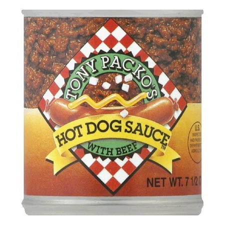 Tony Packo Hot Dog Sauce, 7.5 OZ (Pack of 12) (Best Hot Dog Sauce)