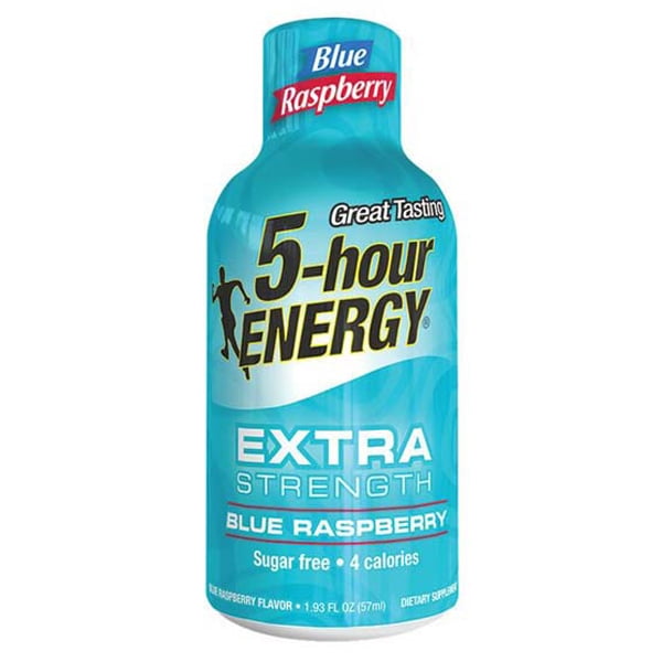 5hour Extra Strength Blue Raspberry Energy Drink 1.93 oz Plastic