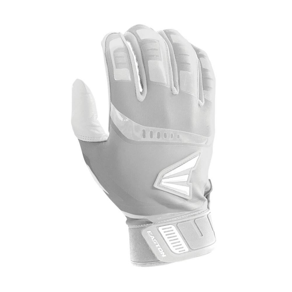 Easton Batting Gloves Youth WalkOff White/White Size L