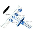 thumbnail image 3 of Giyblacko Fixing Clip Cabinet Hardware Punch Locator Drill Wood Drilling Dowelling For Installation Of Handles Knobs On Doors And Drawer Cabinet Template Tool For Handles And Pulls, 3 of 9