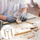thumbnail image 2 of 12pcs WoodTurning Keychain Kit Wood Turning Accessories Mandrel, 2 of 5