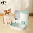 thumbnail image 1 of Comedero automático para perros y dispensador de agua, cuenco para perros, estación de alimentación portátil y práctica, comedero automático para azul, 1 of 8
